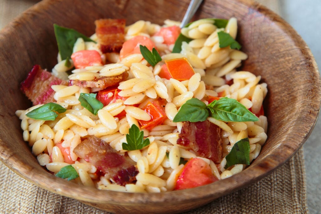 Bacon Tomato Pasta Salad Photo