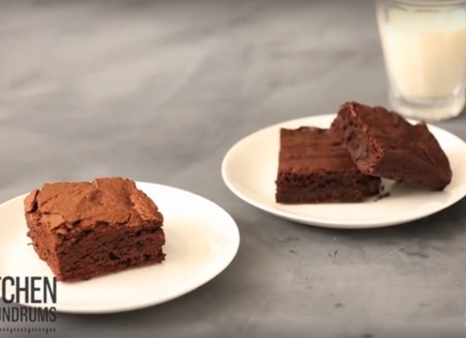 Cake-like and Chewy Brownies