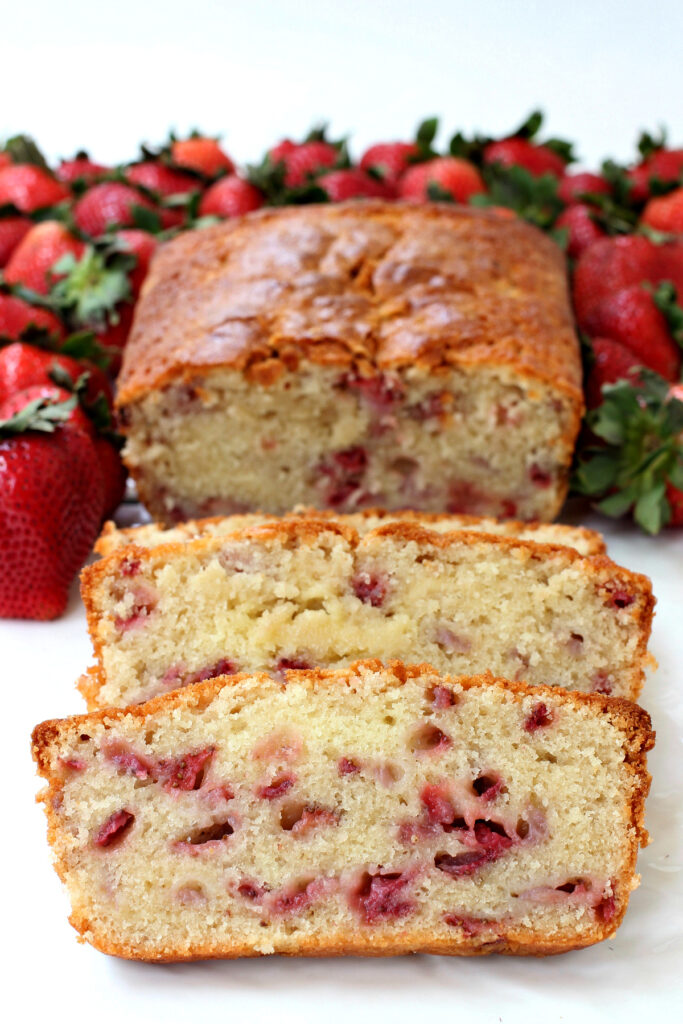 Strawberry Rum Pound Cake
