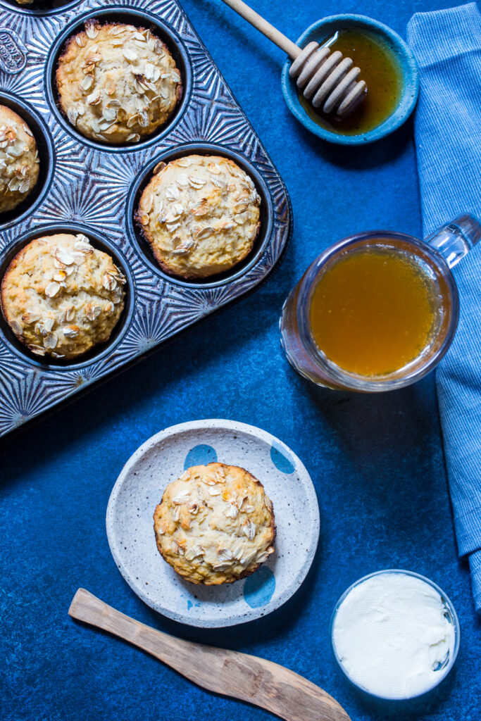 Honey Wheat Hard Cider Beer Bread Muffins 2
