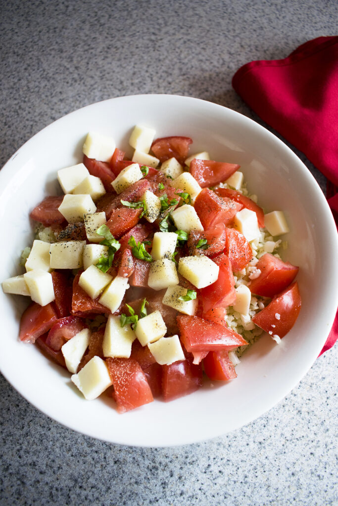 Cauliflower Rice Caprese Image
