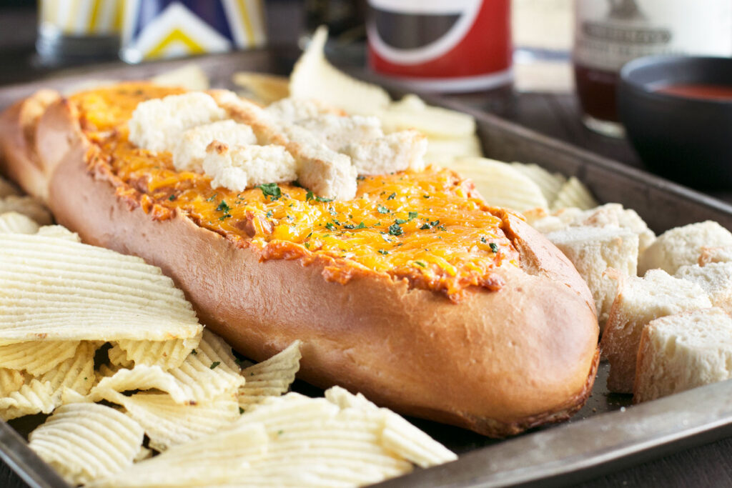 File 1 - Cheesy Pulled Pork BBQ Bread Dip