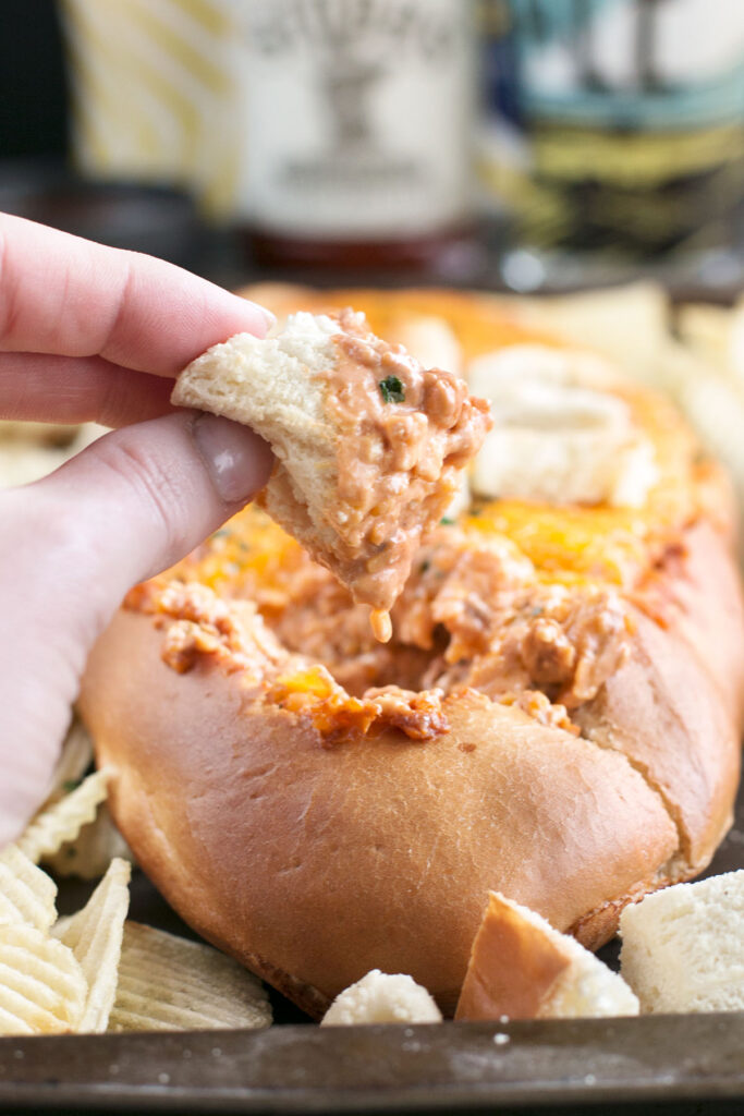 File 3 - Cheesy Pulled Pork BBQ Bread Dip
