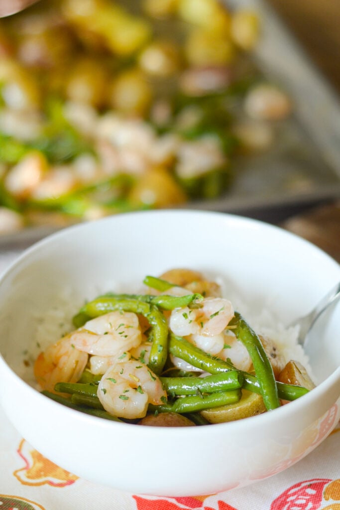 File 1 Garlic Rosemary Shrimp Sheet Pan Dinner