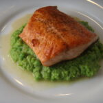 Salmon and Peas Photo