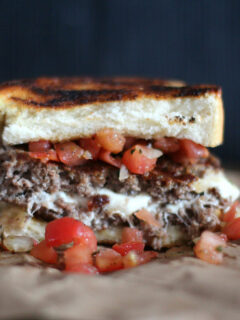Bruschetta Burger Photo
