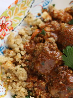 Cilantro Pesto Meatballs Picture