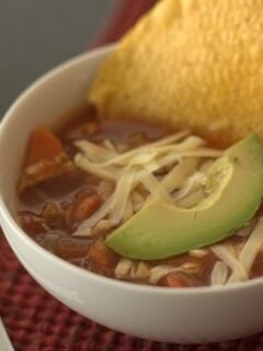 Slow Cooker Chicken Tortilla Soup