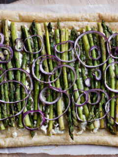 Asparagus and Goat Cheese Tart Photo