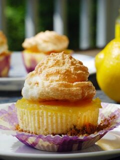 Mini Lemon Meringue Cheesecakes Photo