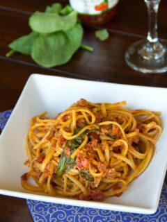 Sun Dried Tomato Pasta Image
