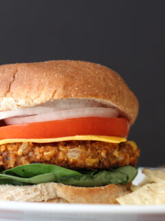 Spicy Black Bean Burger Image
