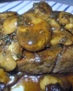 Marsala Mushroom Beef Tenderloin