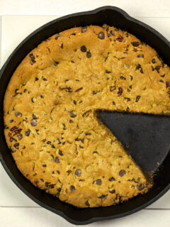 Cast Iron Chocolate Chip Cookie Photo