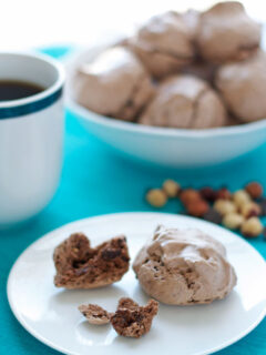Hazelnut Mocha Meringue Cookies Picture