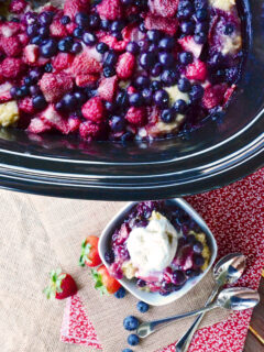 Slow Cooker Cobbler Picture