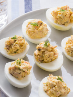 Smoked Salmon Deviled Eggs Photo