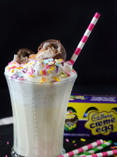 Boozy Cadbury Creme Egg Milkshake Picture