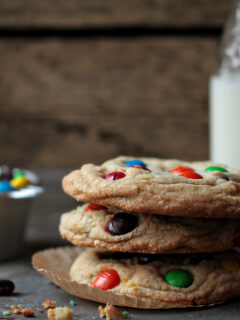 Giant M&M Cookies Photo