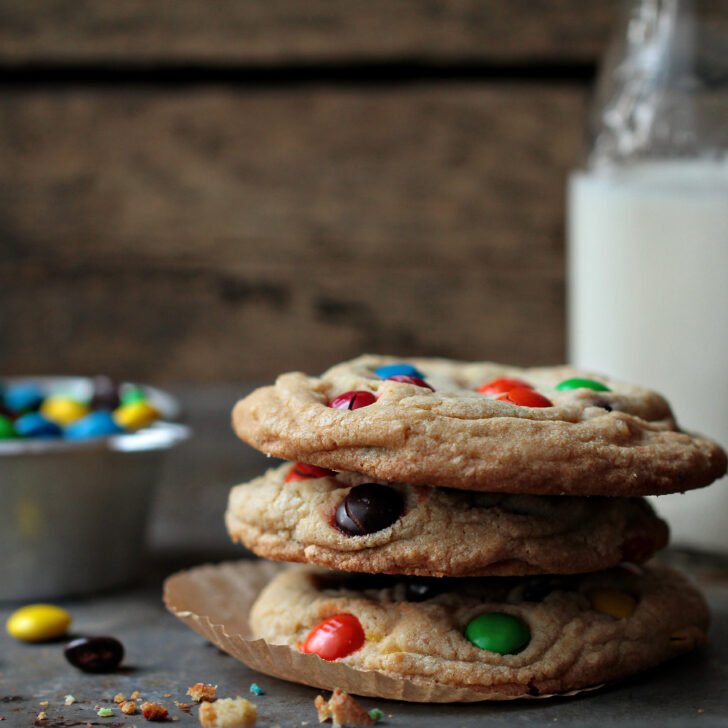 Giant M&M Cookies Photo