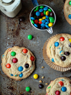 Giant M&M Cookies Picture