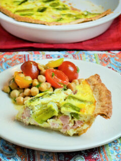 Ham and Asparagus Quiche Image