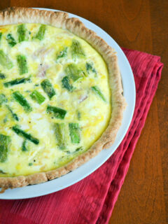 Ham and Asparagus Quiche Picture