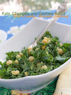 Kale, Chickpea and Cashew Salad Photo