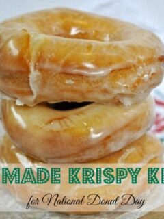 Homemade Krispy Kreme Donut Photo