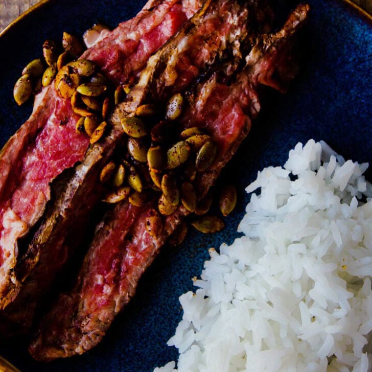 Pan Seared Flank Steak Photo