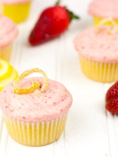 Strawberry Lemonade Cupcakes Photo