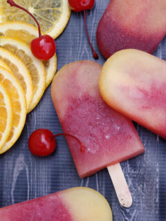 Tequila Sunrise Ice Pops Image