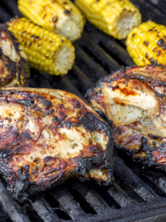 BBQ Split Chicken Breasts Photo