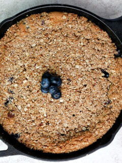 Blueberry Chocolate Chip Skillet Cookie Photo