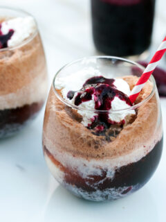 Fresh Cherry Cola Floats Photo