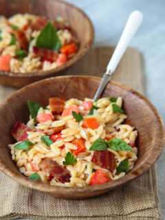 Bacon Tomato Pasta Salad Picture