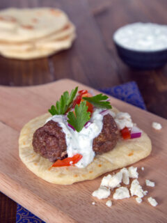 Greek Gyros with Meatballs Picture