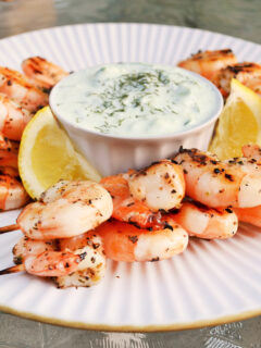 Greek Shrimp with Tzatziki Sauce Picture