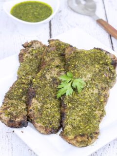 Grilled Chimichurri Steaks Picture