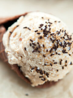 Homemade Peanut Butter Ice Cream Photo