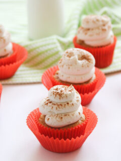 Pumpkin Cupcakes with Cream Cheese Frosting Image
