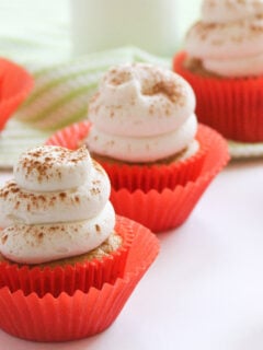 Pumpkin Cupcakes with Cream Cheese Frosting Photo