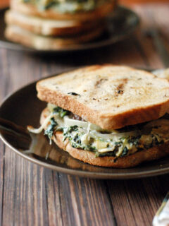 Spinach Artichoke Patty Melt Image