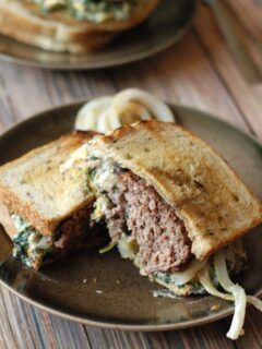 Spinach Artichoke Patty Melt Picture