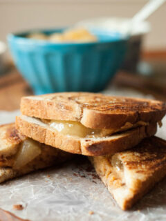 Apple Pie Grilled Peanut Butter Sandwich Image