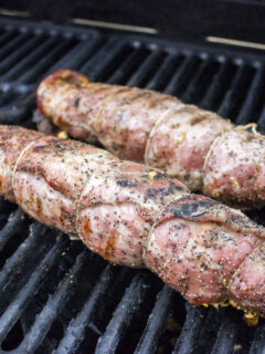 Bacon Wrapped Stuffed Pork Tenderloin Image
