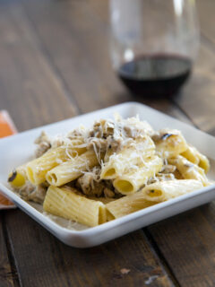 Creamy Sausage & Artichoke Pasta Image