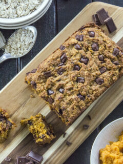 Dark Chocolate Oatmeal Pumpkin Bread Photo