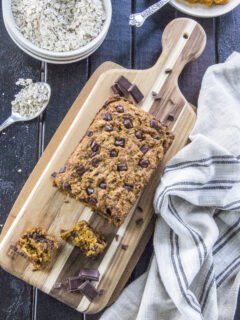 Dark Chocolate Oatmeal Pumpkin Bread Picture