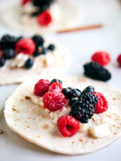 Fresh Berry Tacos Picture